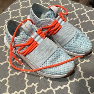Orange and blue Under Armor Sneakers
